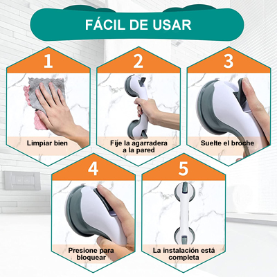 Agarradera con ventosas
