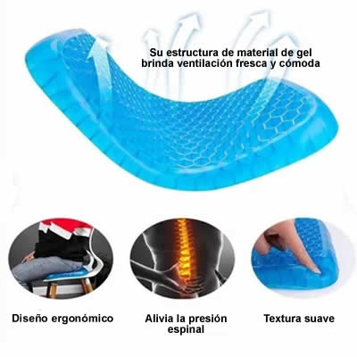 Asiento cojín gel
