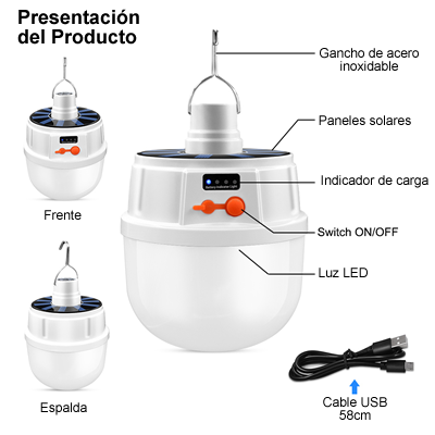 Foco de carga solar