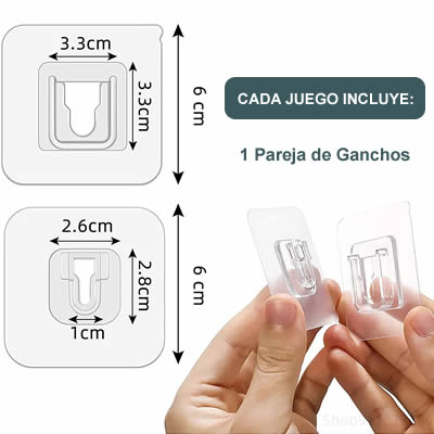 Gancho adhesivo Multiusos
