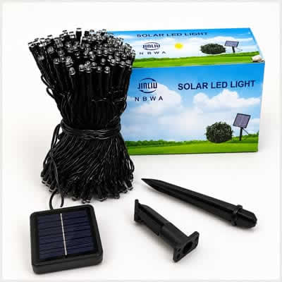Guirnalda solar, 25mt